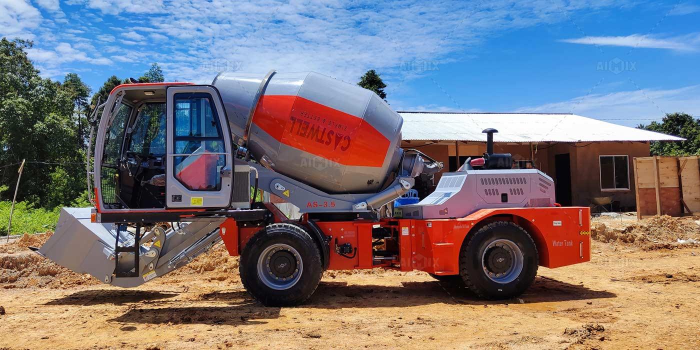3 5 m self loading mixer truck