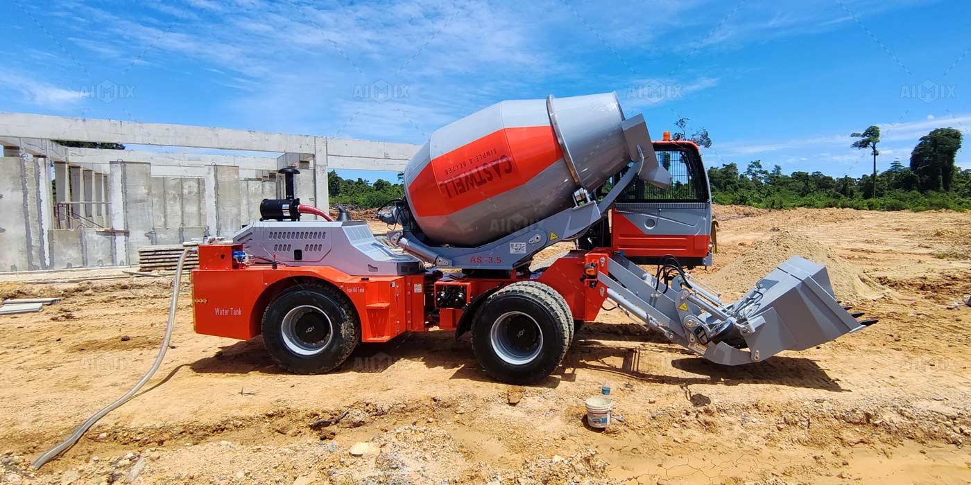 3 5 m self loading mixer