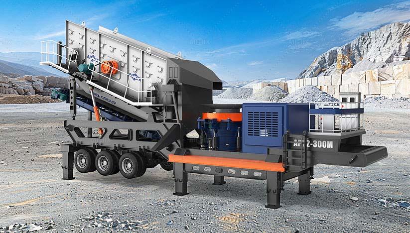 Mobile cone crusher plant for sale
